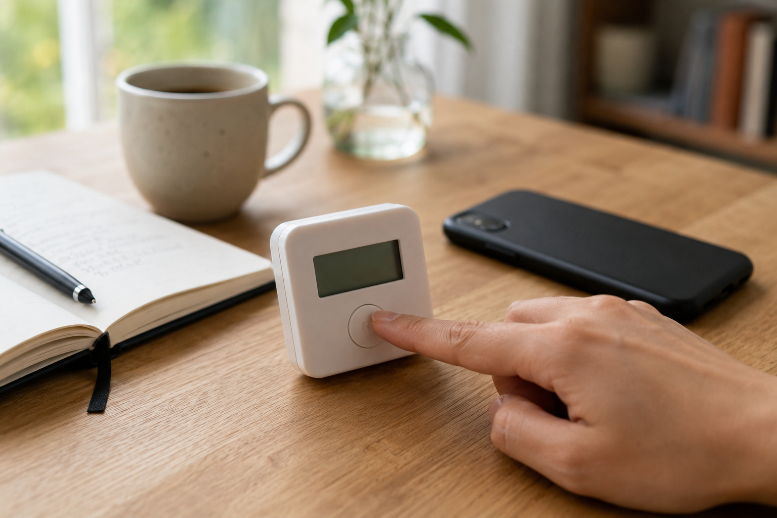 ドリテック ワンプッシュタイマーレビュー|ボタン1つで即スタート、スマホに戻らなくなった